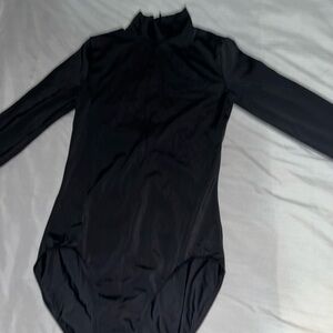 Black Long Sleeve Bodysuit